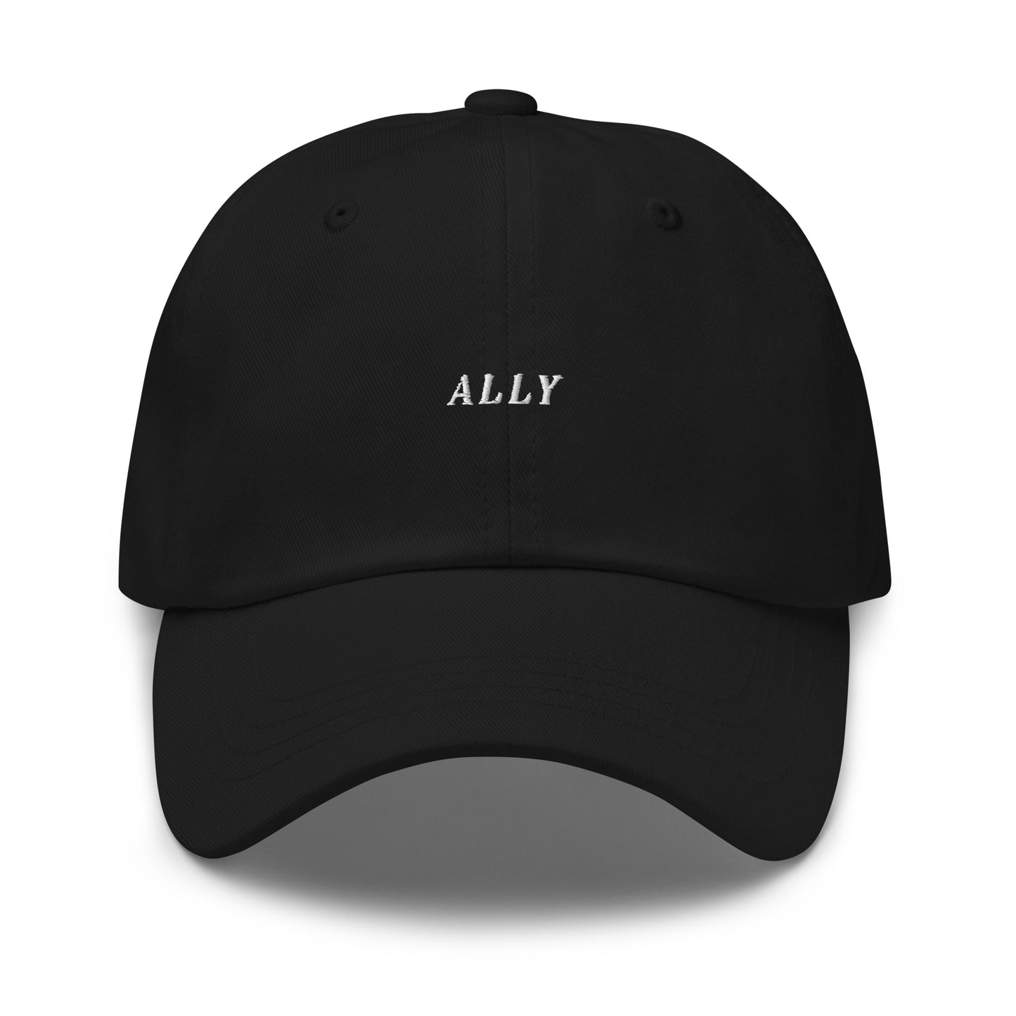 the Ally Hat - hvit brodering