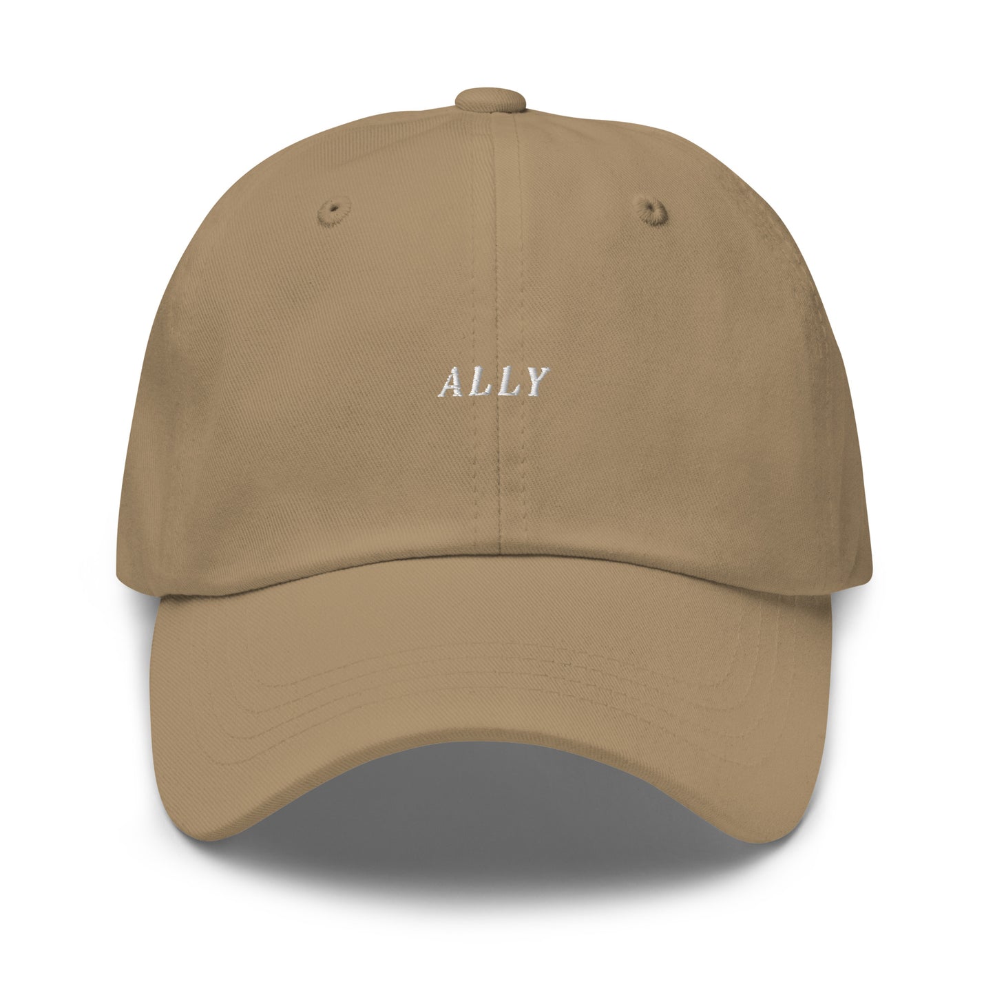 the Ally Hat - hvit brodering