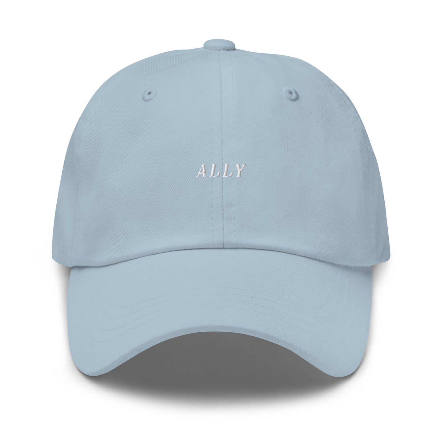 the Ally Hat - hvit brodering