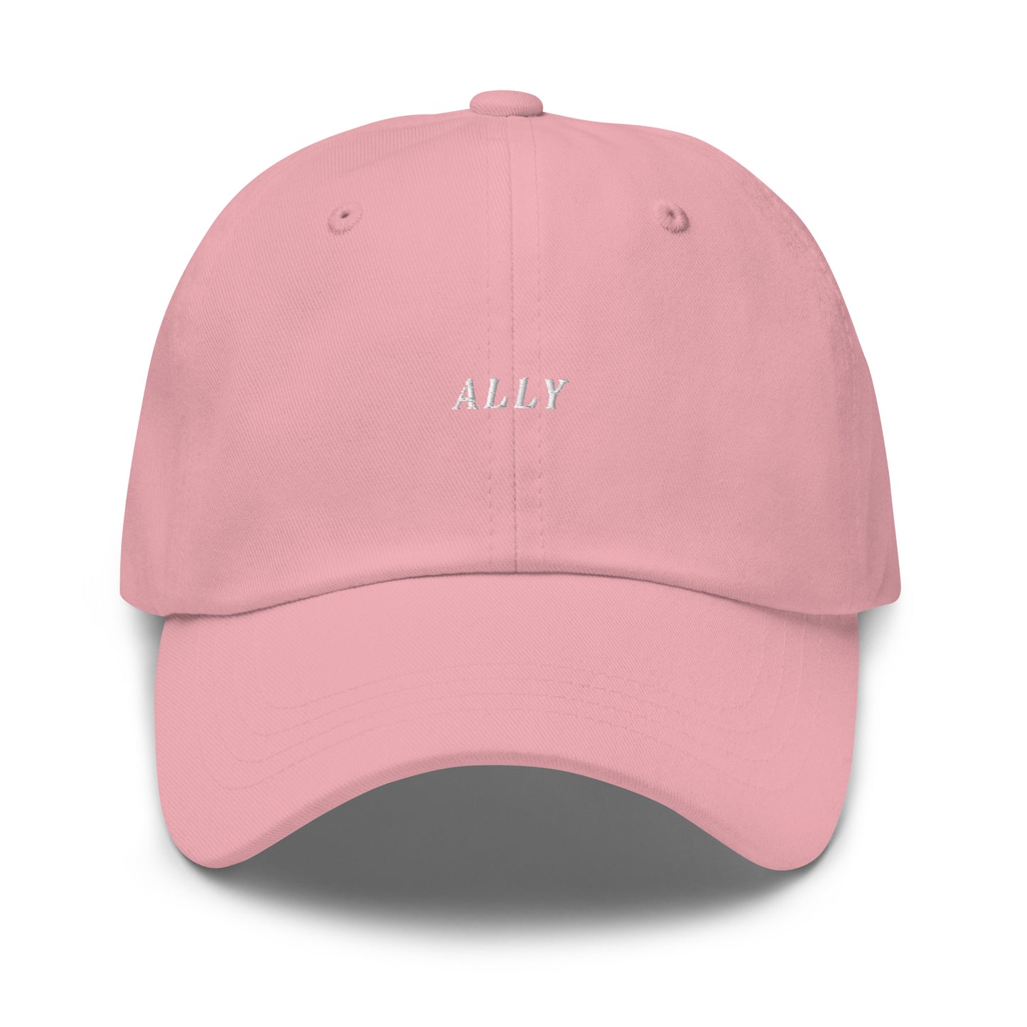 the Ally Hat - hvit brodering