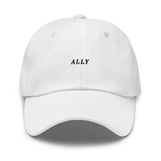 the Ally hat - svart brodering