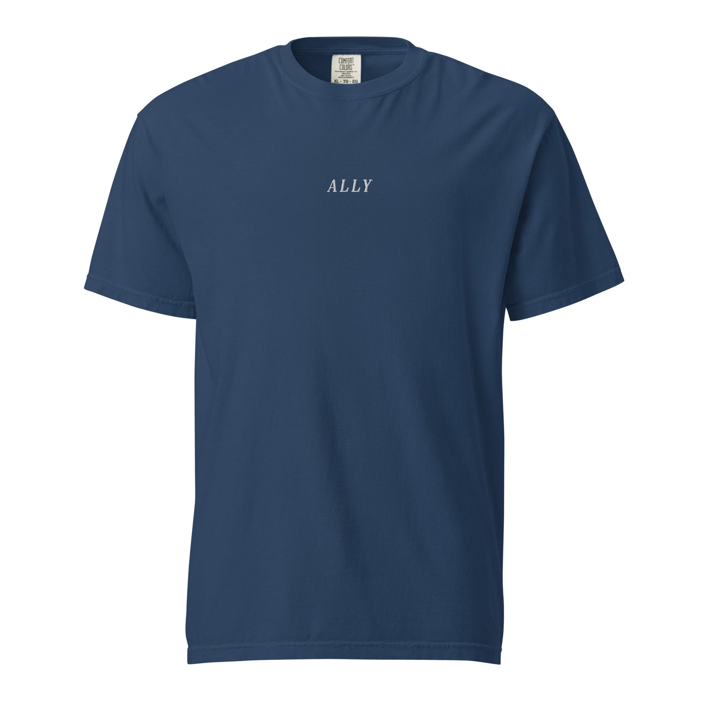 the Ally t-shirt - hvit brodering