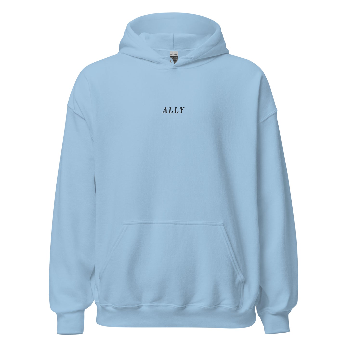 the Ally Hoodie - svart brodering