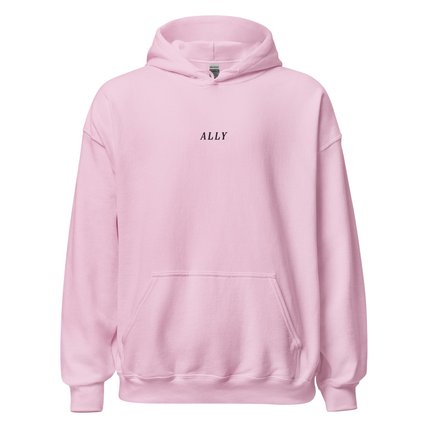 the Ally Hoodie - svart brodering