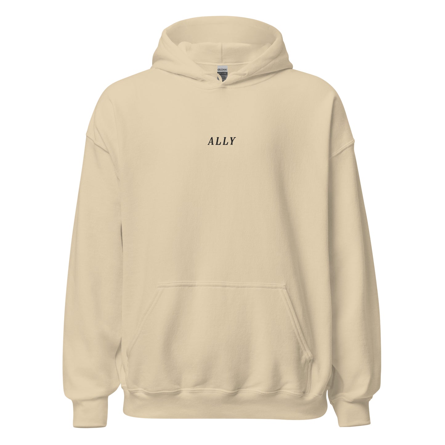 the Ally Hoodie - svart brodering