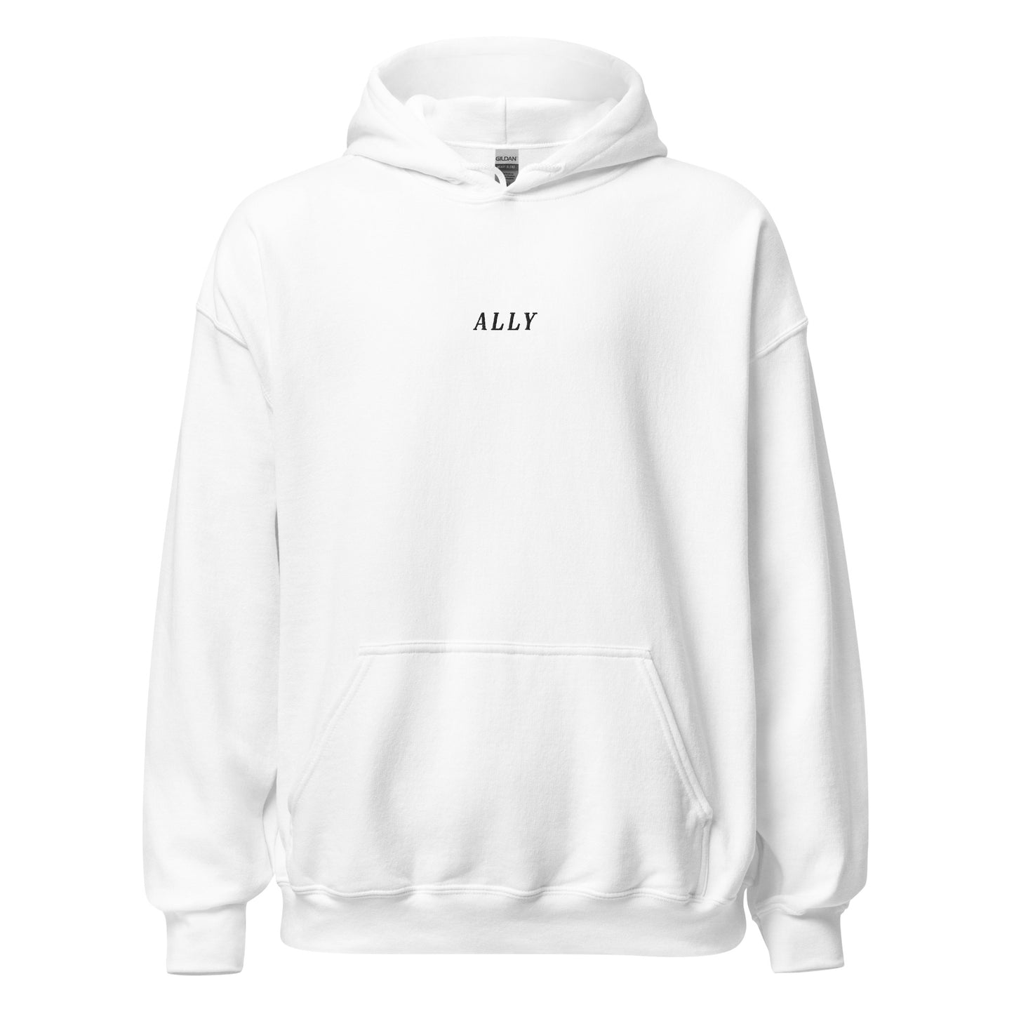 the Ally Hoodie - svart brodering